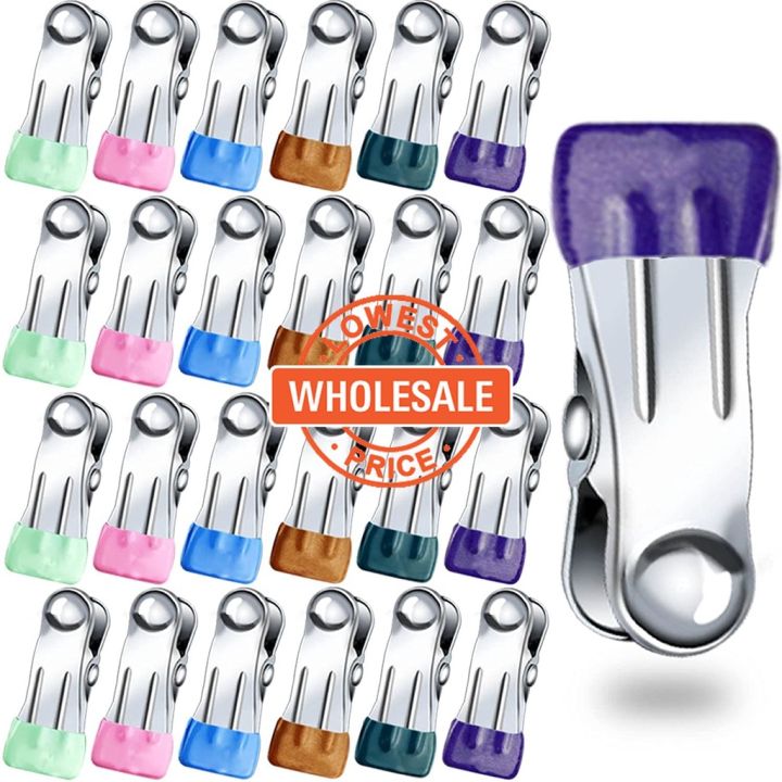 Kunya® Cute French Fries Shape 12 Pcs Plastic Food Bag Sealing Clips
