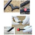 200 Adjustable Irrigation Drippers with Drip Irrigation Kit for Garden Watering Fitting. 
