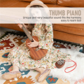 LKPCIGCXM Mini Kalimba 8 Keys Thumb Piano Great Sound Finger Keyboard Musical Instrument. 