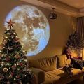 Ins Moon Projection Lamp Atmosphere Galaxy Light Night Light Projector Background Party Decor Birthday Gift Photo Props 1Pcs. 