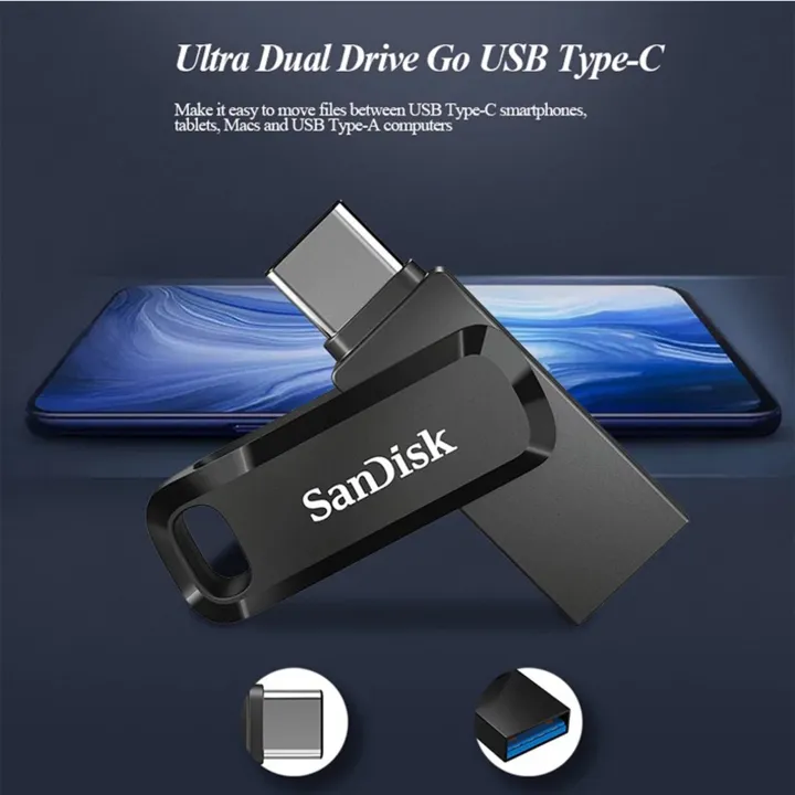 Sandisk%20Ultra%20Dual%20Drive%20USB%20Type%20C%203.1%20128GB%20USB%20Pen%20Flash%20Drive%20-%20Image%206