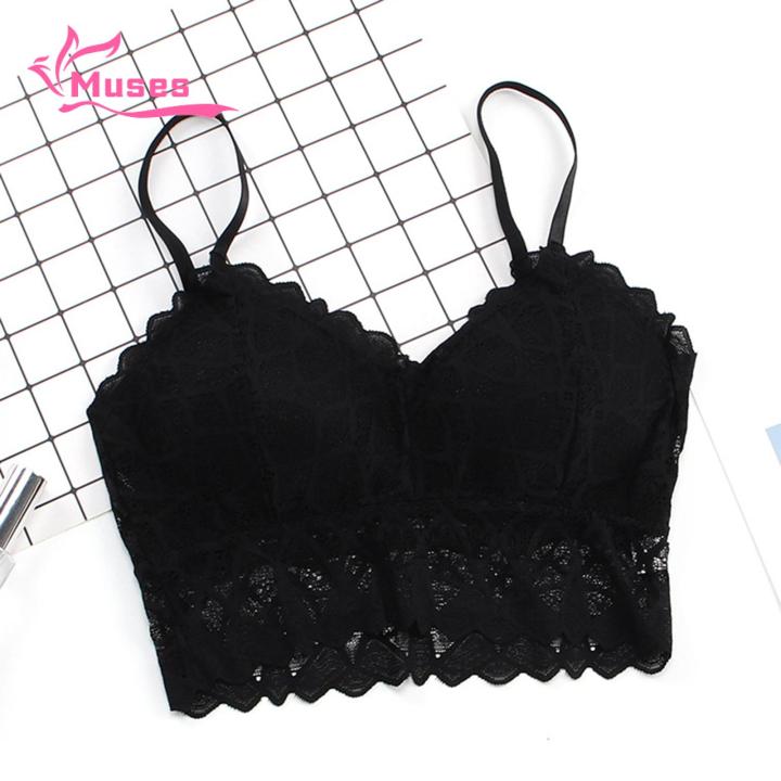 Muses%20Mall%20Lace%20Bra%20Pantis%20Set%202%20Pcs%20Women's%20Lace%20Underwear%20Set%20Seamless%20Wireless%20High%20Waist%20Anti-septic%20No%20Wire%20Bra%20Panties%20Set%20-%20Image%205