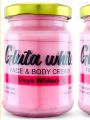 Gluta White Face and Body Pink & White Cream 100% Made in Thailand - 200ml Pink Lotion. 