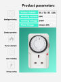24 Hour Cyclic Timer Switch Kitchen Timer Outlet Loop Universal Timing Socket Mechanical Timer 230VAC 3500W 16A EU Plug/Bulb Timer/Timer/Incubator Timer/Time relay. 