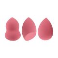 3 peices Fashion for Dry and Wet Use Multi-color Waterdrop Cosmetic Sponge Blending Sponges Makeup Sponge Blender Foundation Powder Puff. 