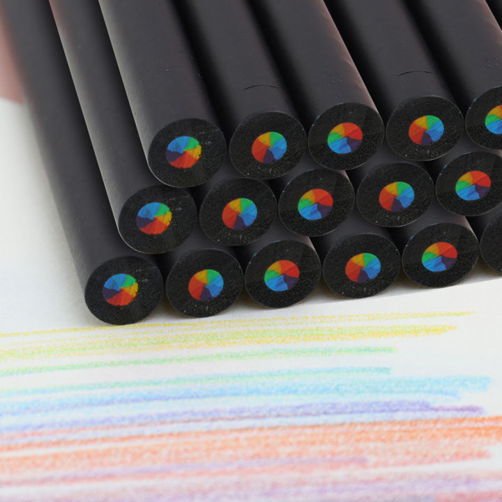 1/5Pcs%207%20Colors%20Wooden%20Colored%20Pencils%20Professional%20Drawing%20Blackwood%20Rainbow%20Markers%20Art%20Pen%20Colour%20Pencil%20for%20Kid%20School%20Supplies%20-%20Image%205