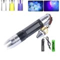 GEM CHECKING TORCH Gem Checking Tool 3 Colours With UV Ultraviolet Rechargeable Gem Identification Torch 3 IN 1 Light Sources Portable Dedicated UV Flashlight Ultraviolet Gemstones Jewelry amber Money. 