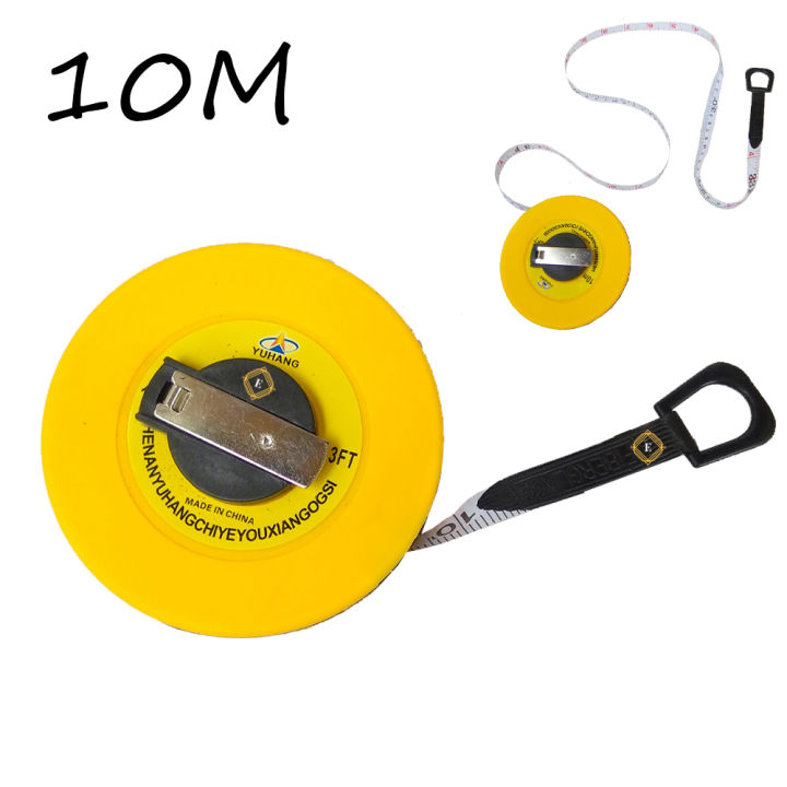 10M Fibreglass Measuring Ruler Meters Long Tape Measure Tools Fibreglass Measuring Tape Plastic ruler