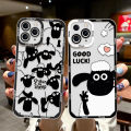 Lens Protector Sheep Silicone Phone Case for IPhone 11 12 13 14 15 Pro Max 7 8 Plus Se 2020 XS Max XS XR 12 13 Mini Covers Shockproof Phone Casing Shell.