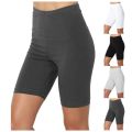 【gray L】 Seamless Sports Shorts Women Yoga shorts Sports And Leisure Shorts Workout Stretchy Sportswear. 
