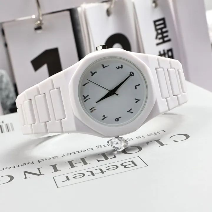 Isus Watch American Style Chain Watch Elegant Fashion Arabic Numerals Unisex ...