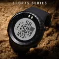 Unisex Sports Woch Digital Time Display Water Resistant Shockproof and Waterproof Watch World Time LED Auto Light Sports Wrist Watches For Men Women Boys Girls Black 169765485 SC. 