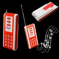 Battery Power Radio Loud volume FM Free Head Phones Flash Light Receiver Speaker Telescopic Hand Free Mini Pocket Antenna Multifunction radio. 