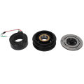AC Compressor Clutch Kit AC Compressor Clutch Pulley Coil Plate Stable Performance Durable for Car. 