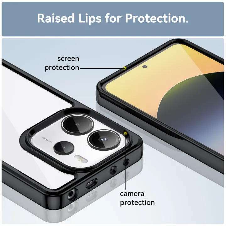 Lenuo%20For%20Redmi%20Note%2014%204G%20Back%20Cover%20Coque%20Fundas%20Hard%20Translucent%20Clear%20Phone%20Case%20-%20Image%206