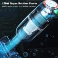 Handheld Vacuum, Cordless Car Vacuum Cleaner, 120W Portable Dust Buster with Rechargeable 1800mAh for Pet Hair, Home, and Car Cleaning. 