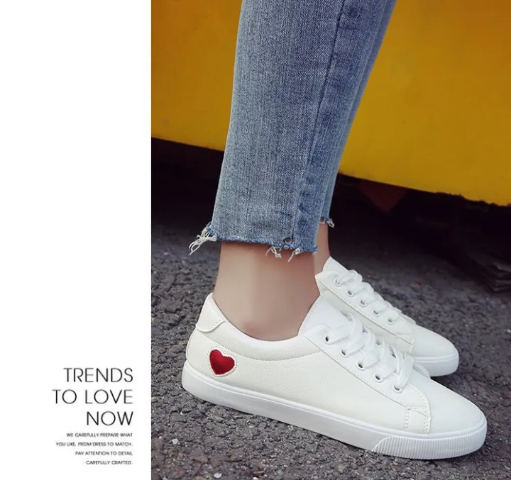 Korean%20white%20rubber%20sneakers%20shoes%20for%20women%20Flats%20running%20women%20shoes%20Ladies%20shoes%20Sneakers%20on%20sale%20(%20add%201%20size%20bigger)%20-%20Image%205