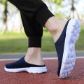 【WEJA】Mules for Men Half Shoes Sport Walking Shoes Summer Breathable Mules Sneakers Slip on Half Loafers Korean Fashion Half Slippers Outdoor Mesh Running Shoes Comfortable Driving Sandals Slippers. 