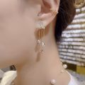 Delicate Crystal Drop Earrings for Women. 