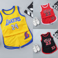 Children's Vest Shorts Sports Suit Boys and Girls Basketball Suit Baby's Jersey Kindergarten Performance Ball Suit. 