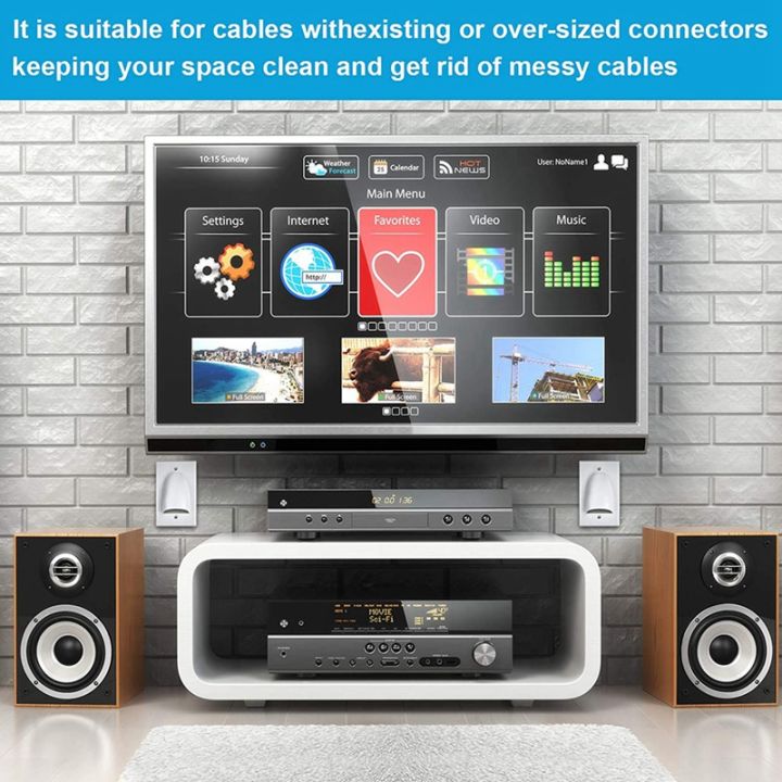 4%20Pieces%20Single%20Gang%20Bundled%20Cable%20Wall%20Plate%20for%20Cabling%20Cable%20Dust-Proof%20Plate%20Internal%20Management%20Convex%20Audio%20-%20Image%206