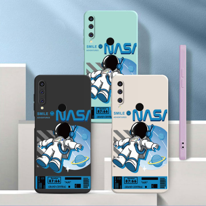 Huawei%20Y6P%20Y7P%20Y6%20Y7%20prime%20Y9%20prime%202019%20Y9s%20Smile%20Astronaut%20Square%20Phone%20Case%20Liquid%20Silicon%20Soft%20Casing%20nasa%20Cover%20-%20Image%207