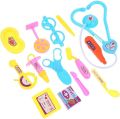 Doctor Kit Set Pretend Play - Kids Toy Medical Playset with Stethoscope, White Coat, Thermometer, and More - Children's Doctor Role Play Costume with Nurse Accessories - Pediatric Doctor Bag for Imaginative Fun. 