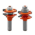 Router bit 2Pcs Woodworking Joint bit Rail & stile router bit set. 