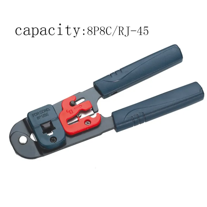 【StyleVoyager】RJ45 Wire Cable Crimper Crimp Cutting Stripper PC Network ...