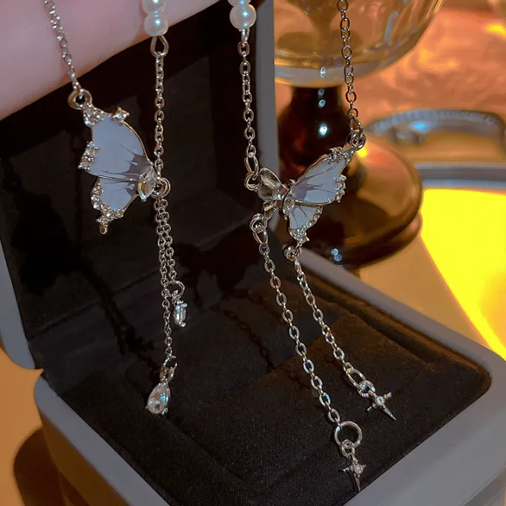 %E3%80%90Super%20Sale%E3%80%91Butterfly%20Flow%20Su%20Mang%20Star%202024%20New%20Women's%20Sweet%20Cool%20Style%20Zircon%20Pearl%20Niche%20Design%20Sense%20Clavicle%20Chain%20-%20Image%203