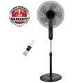 High Speed Remote Stand Fan 16" 5 Blade. 