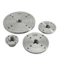 TASP Wood Lathe Face Plate for M33 M18 1 Inch Threaded Woodworking Turning Machine Chuck 2" 3" 4" 6" Flange Faceplate. 