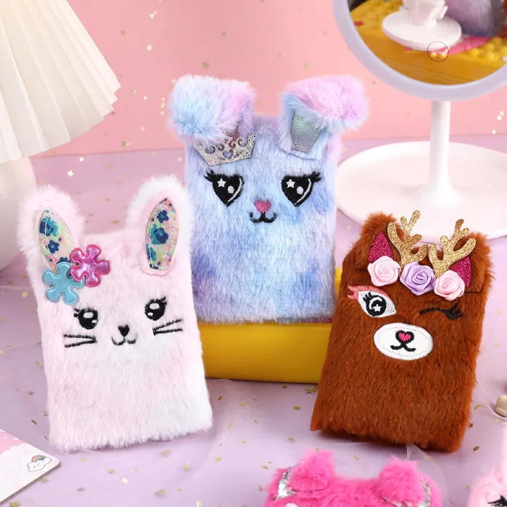 Compact%20size%20Bunny%20plush%20diary%20Fluffy%20Soft%20material%20Kawaii%20design%20Cartoon%20notebook%20Multiple%20colors%20Durable%20packaging%20Portable%20notepad%20for%20School%20Office%20Daily%20planning%20Writing%20journal%20Gift%20idea%20-%20Image%208