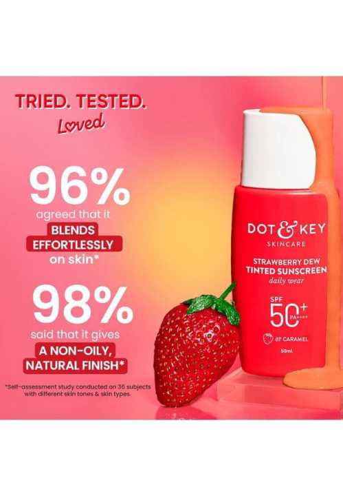 Dot%20&%20Key%20Strawberry%20Dew%20Tinted%20Sunscreen%20SPF%2050+%20Pa++++%20-%2007%20Caramel%2050ml%20-%20Image%203