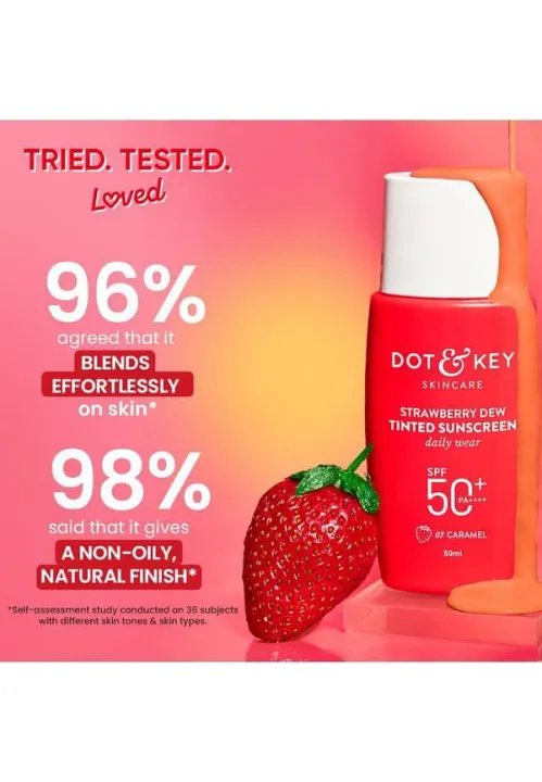 Dot%20&%20Key%20Strawberry%20Dew%20Tinted%20Sunscreen%20SPF%2050+%20Pa++++%20-%2007%20Caramel%2050ml%20-%20Image%203