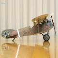 1:33 Diecast D II Fighter Model Paper Airplane Model Kits for Shelf Desktop. 