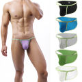 Large Size Male Briefs High Elastic Ice Silk Man Underwear Solid Color Youth Thin Section Comfortable Breathable JF2404. 