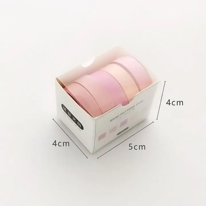 pcs/pack%20Striped/Grid/Flowers%20Basic%20Solid%20Color%20paper%20Washi%20Tape%20Set%20Tape%20Scrapbooking%20Label%20Masking%20-%20Image%207