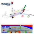 Airbus A380 Airplane Model Flash Electric Toy Lights Sounds Air Asia Plane Kids Toys. 
