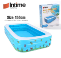 Intime Plastics Giant Family Pool (Size : 150 x 110 x 50cm). 