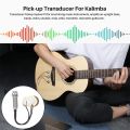 Piezo Contact Microphone 3 Transducer Pickups with end pin jack for Kalimba. 