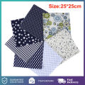 👍 COD⚡7PCS/Set Mixed Printing Floral Fabrics for Patchwork Sewing Materials Quilting Scrapbooking Craft DIY Cotton Cloth 25 * 25cm. 