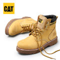 【ETOP】Caterpillar Thick Cattle Leather Crystal Sole High-end Classic Yellow Boots. 