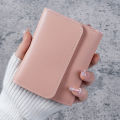 Three Fold Short Clip Wallet Women Short Wallet Multi-card Bag Mini Pouch Purses Luolong. 