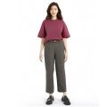 Women/ Ladies / Girls Trending Fashion Korean Style Baggy / Loose-Fitting / Over-Sized Baggy T Shirt/Tops In Cotton Fabric 180 Gsm Full Sleeve Round O Neck Casual Regular Fit Office Wear Stripe  Plain Long Baggy Sleeve T-Shirt /Tshirt/ Blouse In  In M, L,. 