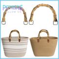 【BestGO】 DIY With Buckle Detachable Gift Box Handle Handbag Band Handle Shoulder Bag Strap Bamboo Purse Handles Bamboo Bag Handles. 