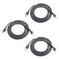 3X Scanner Data Cable LS2208 AP LS4208 DS9208 Barcode Scanner USB Port Data Cable. 