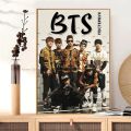 【NEW】 Home Decor Poster Korean Popular Music B-Bangtan Boy-Band-Bts Indoor Wall Sticker Bedroom Hanging Painting Bedside Decoration. 