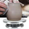 Heavy Duty Sculpting Wheel Turntable Pottery Stand Revolving DIY Tool Art Crafts Platform for Model Building - 15cm. 