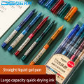5 Pcs High Straight Liquid Gel Pen Ds-904 Quick Dry Vintage Colour Ink 10 Colors Set 0.5mm Needle Shaped Nib Handbook. 